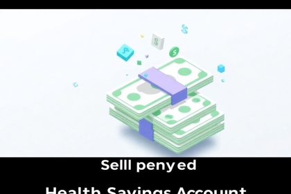 Isometric cash stack with floating financial elements.