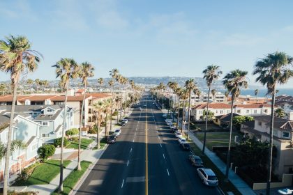 aerial photography of street