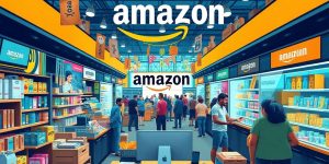 Diverse sellers and products in a vibrant Amazon marketplace.